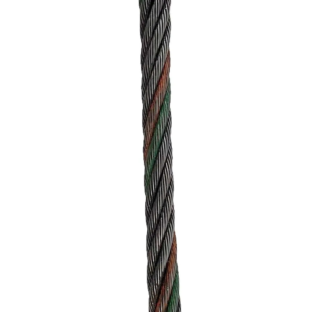 1-1/4" x 10' Open and Open Spelter Socket Wire Rope Sling