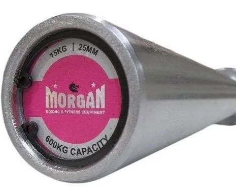 15kg Morgan Ladies Cross Functional Fitness Olympic Barbell - 600kg Max