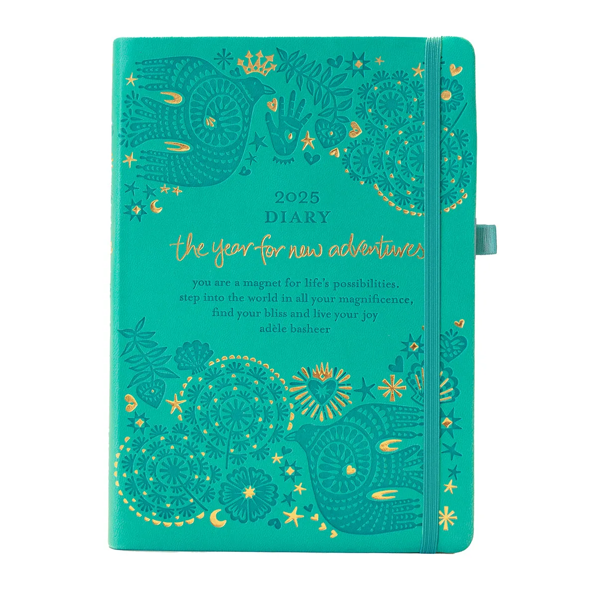 2025 Diary Planner | The Year for New Adventures - Turquoise Twist