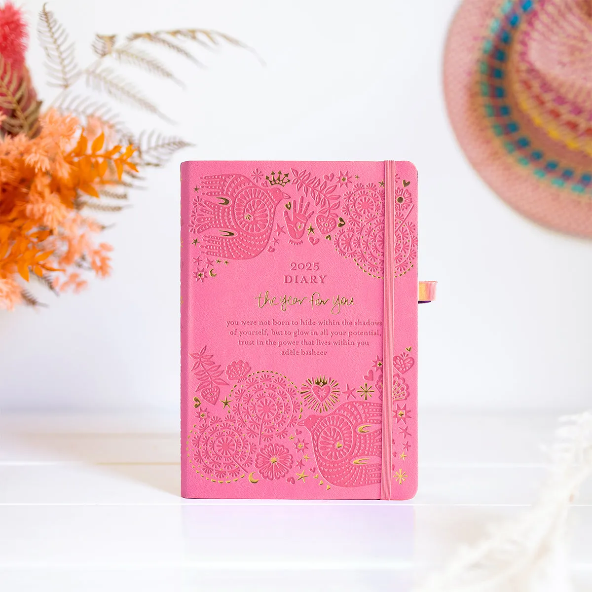 2025 Diary Planner | The Year for You - Rose Quartz Pink