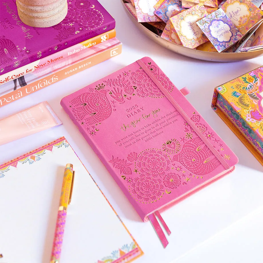 2025 Diary Planner | The Year for You - Rose Quartz Pink