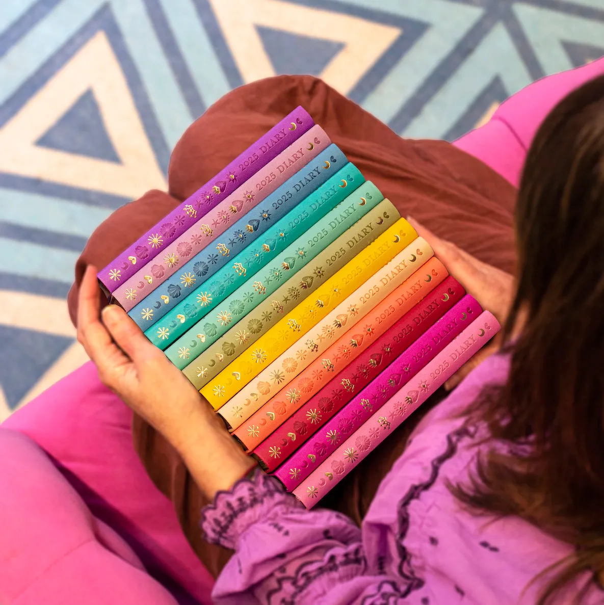 2025 Diary Planner | The Year to Rise Strong - Radiant Ruby Red