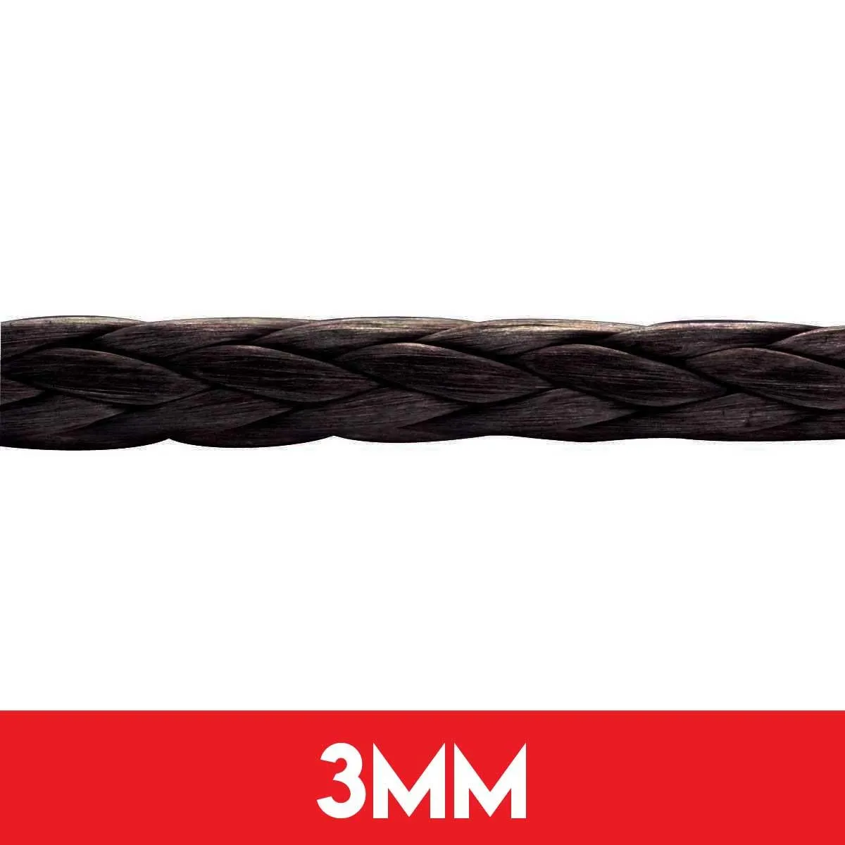 3mm Dyneema SK78 Rope Rig 12 - Black