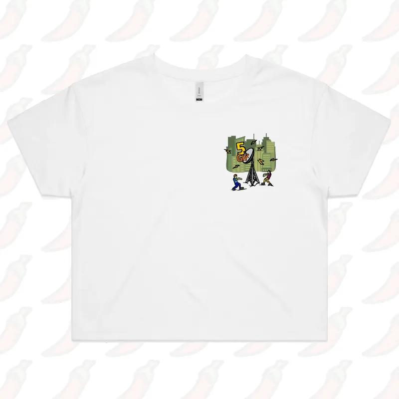 5G Zombie 📡🧟‍♂️ - Women's Crop Top