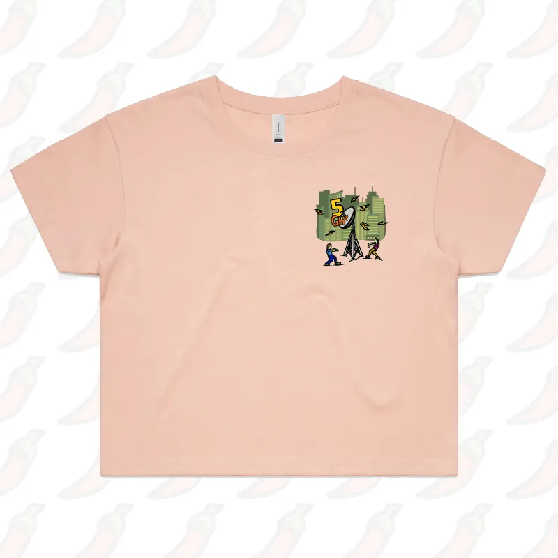 5G Zombie 📡🧟‍♂️ - Women's Crop Top