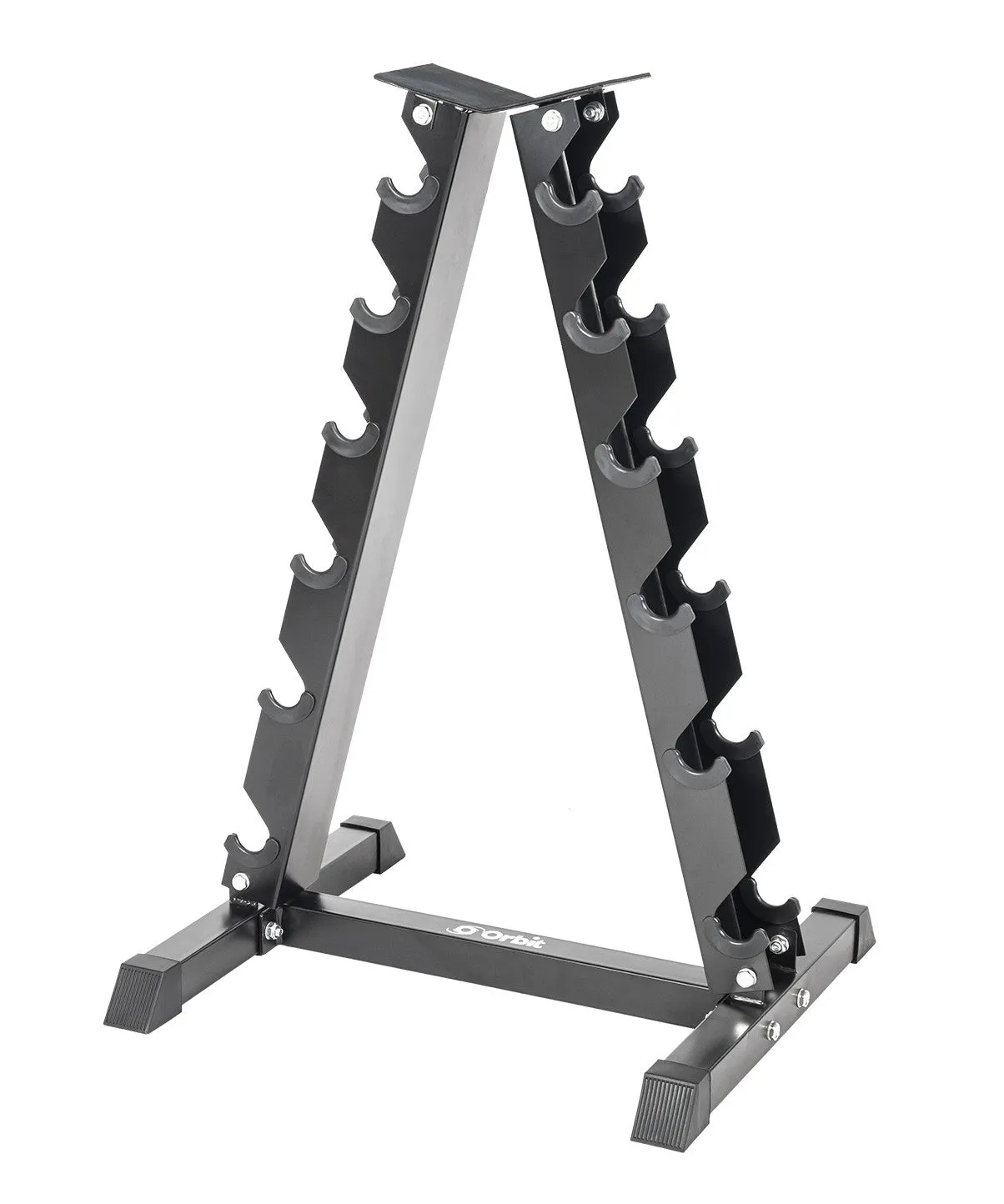 6 Tier Dumbbell Rack with 4kg - 15kg Pair Rubber Hex Dumbbell Package Deal