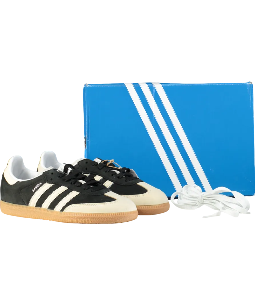 adidas Black / Wonder White Samba Og Trainers UK 4.5 EU 37.5 