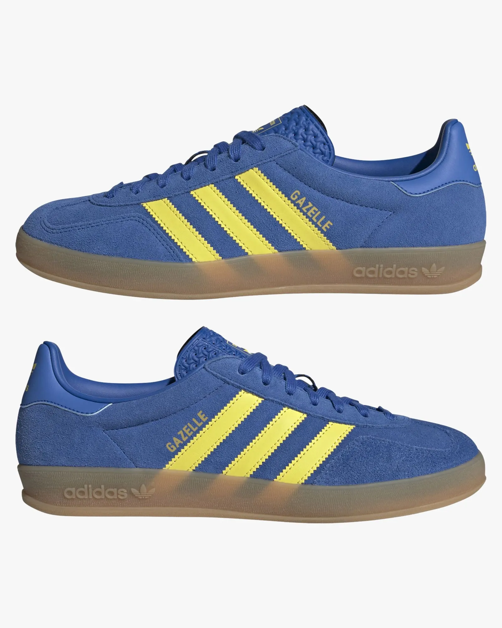 Adidas Gazelle Indoor - Blue / Pure Sulfur / Gum