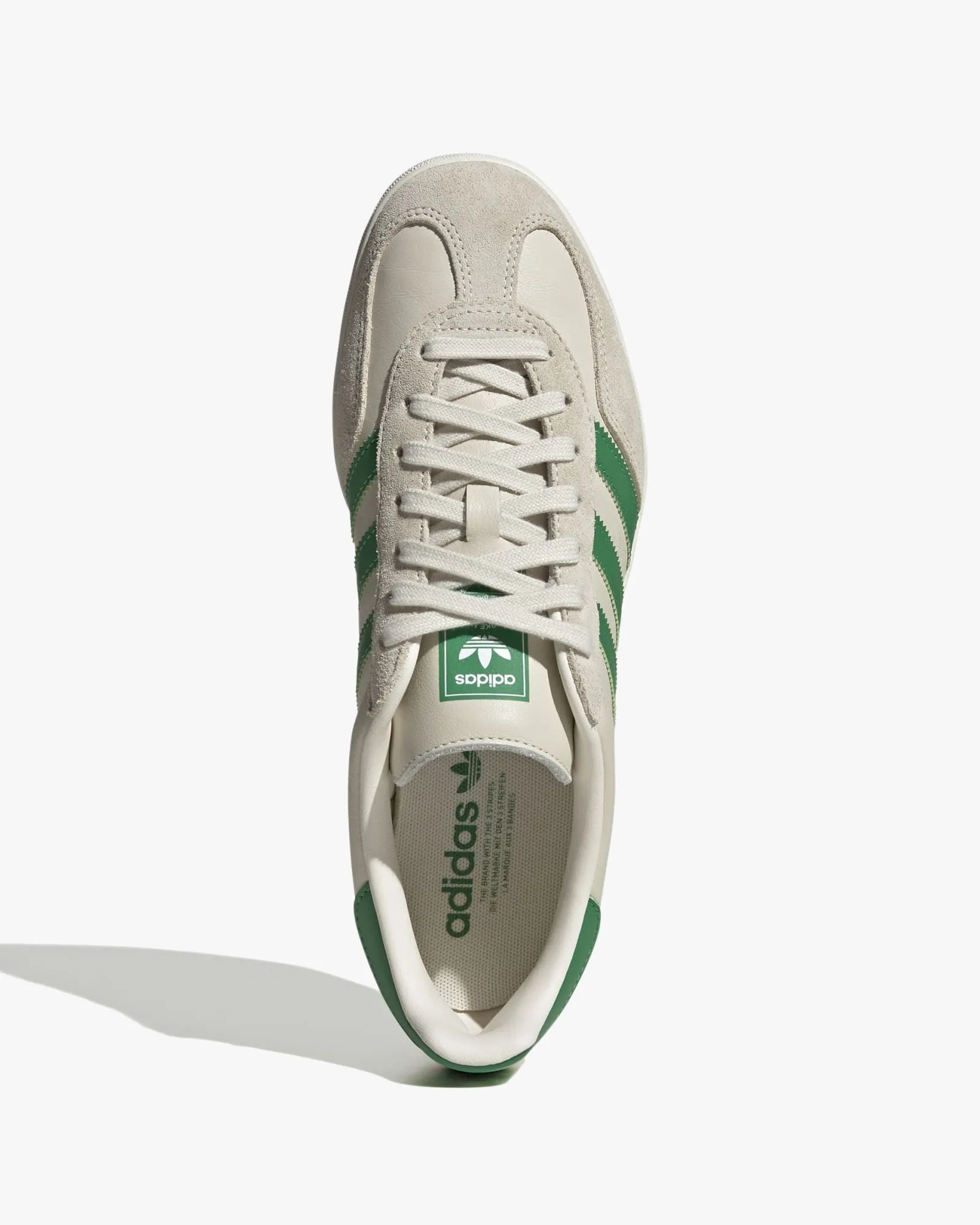 Adidas Gazelle Indoor - Chalk White / Green / Wonder White