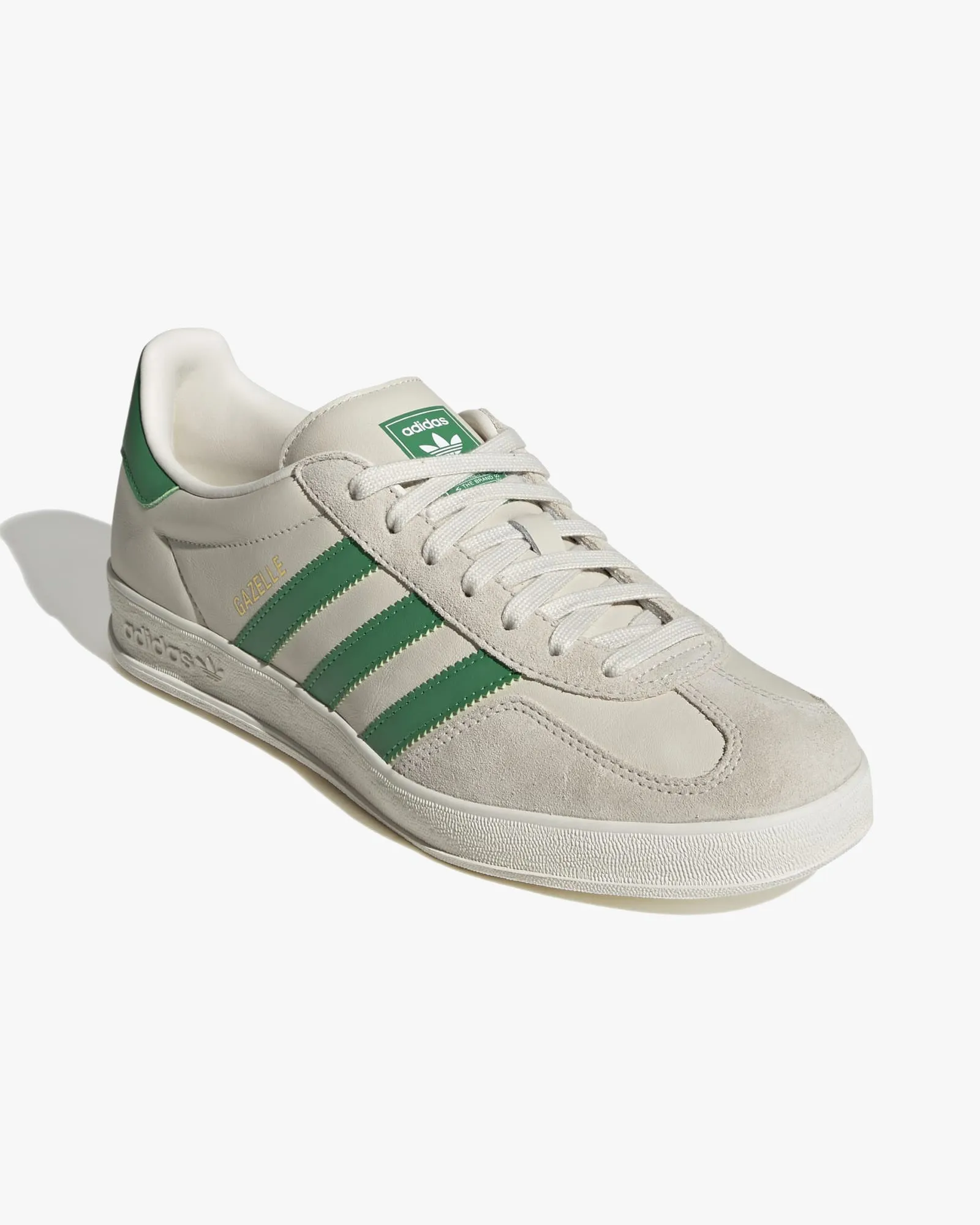 Adidas Gazelle Indoor - Chalk White / Green / Wonder White