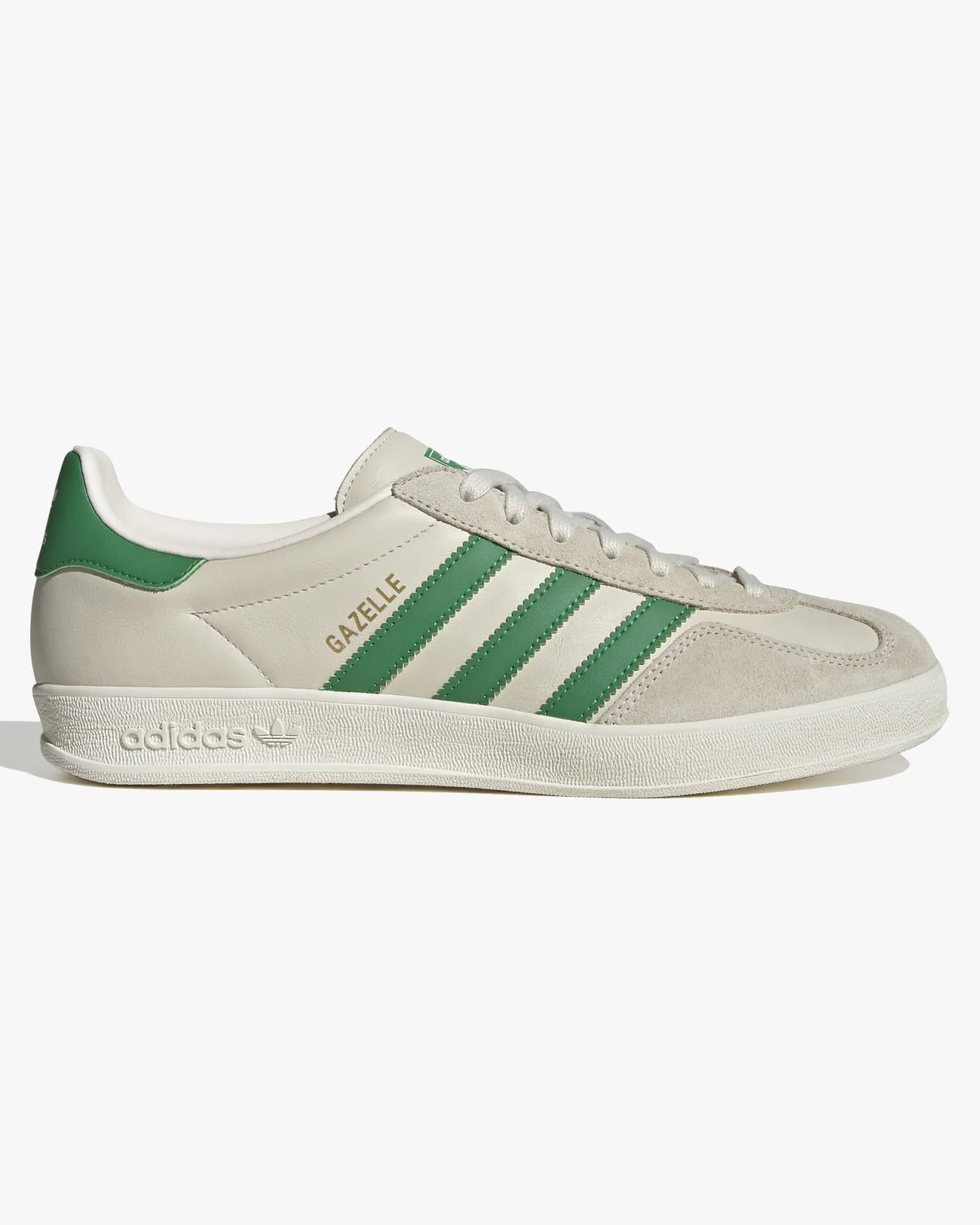 Adidas Gazelle Indoor - Chalk White / Green / Wonder White