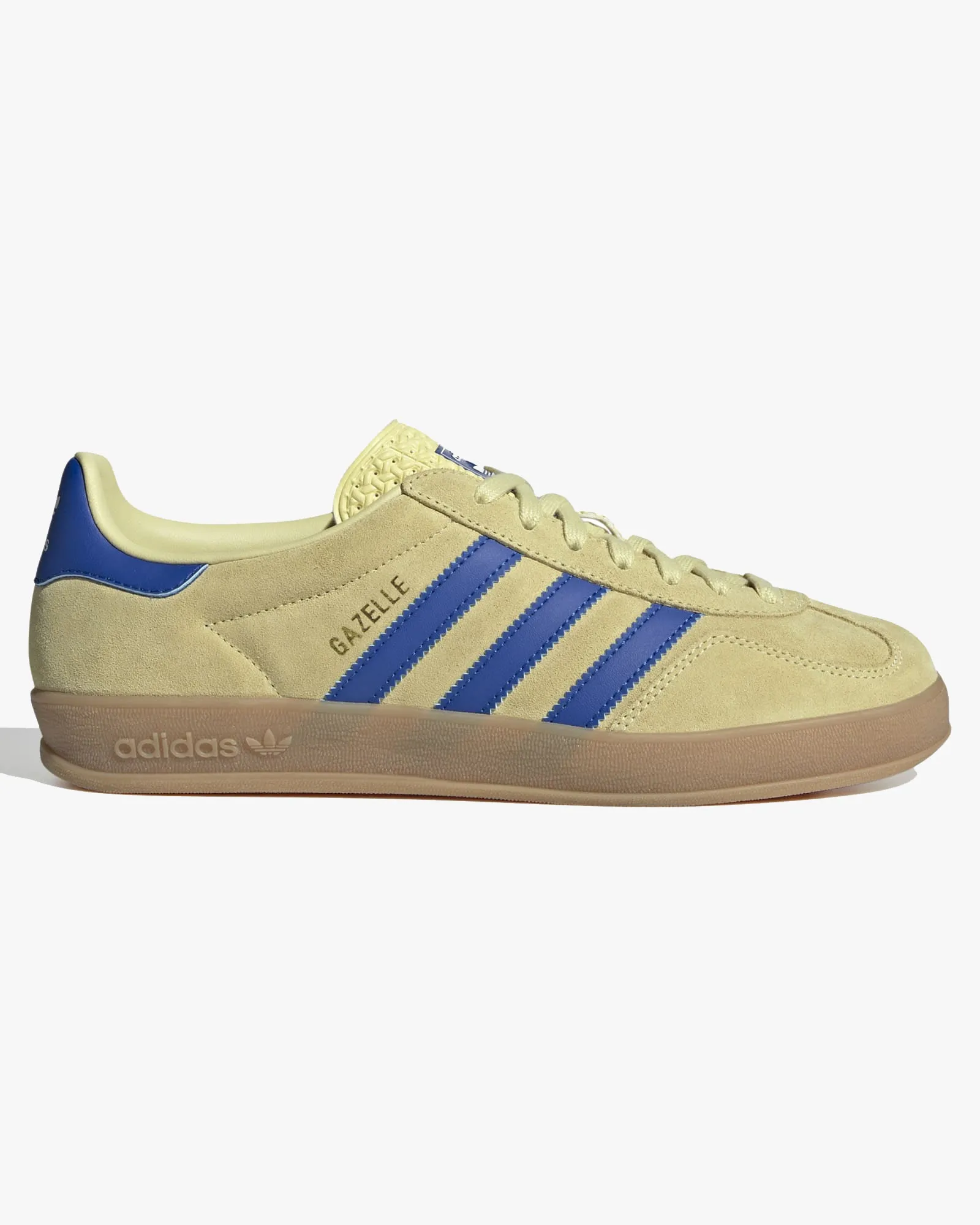 Adidas Gazelle Indoor - Powder Yellow / Royal Blue / Cloud White