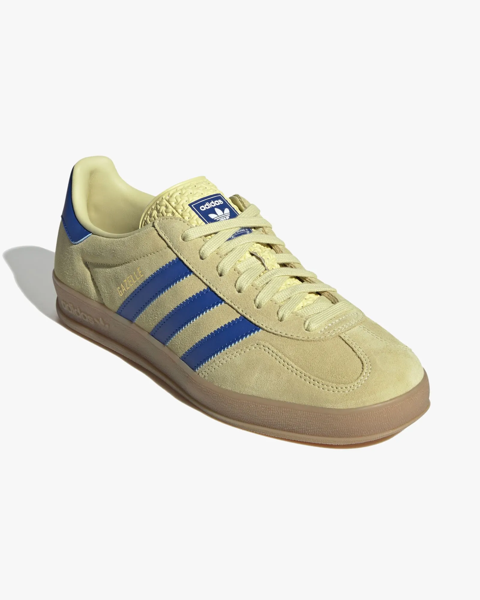 Adidas Gazelle Indoor - Powder Yellow / Royal Blue / Cloud White
