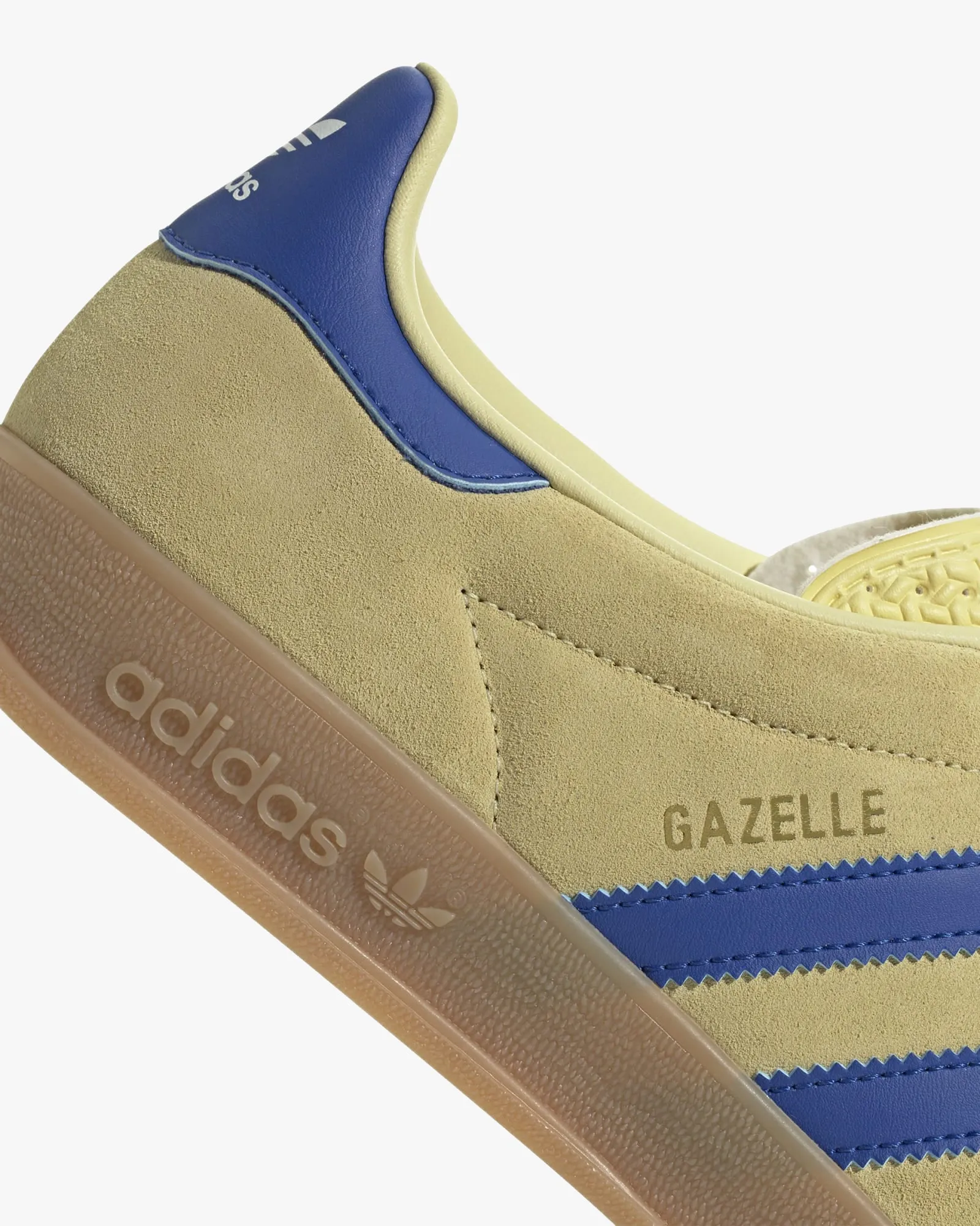 Adidas Gazelle Indoor - Powder Yellow / Royal Blue / Cloud White
