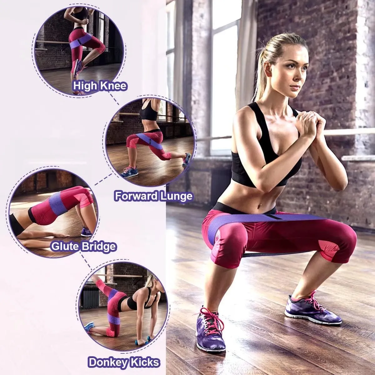 Bande Elastique Musculation - en Tissu | Fitnessterapy