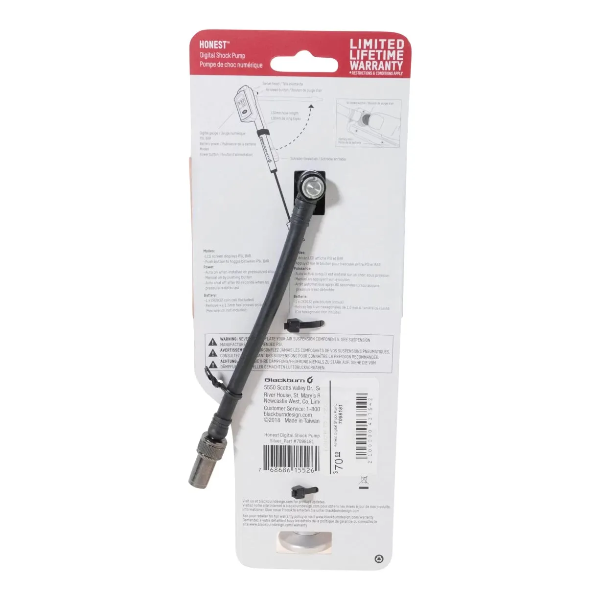 Blackburn Digital Shock Pump