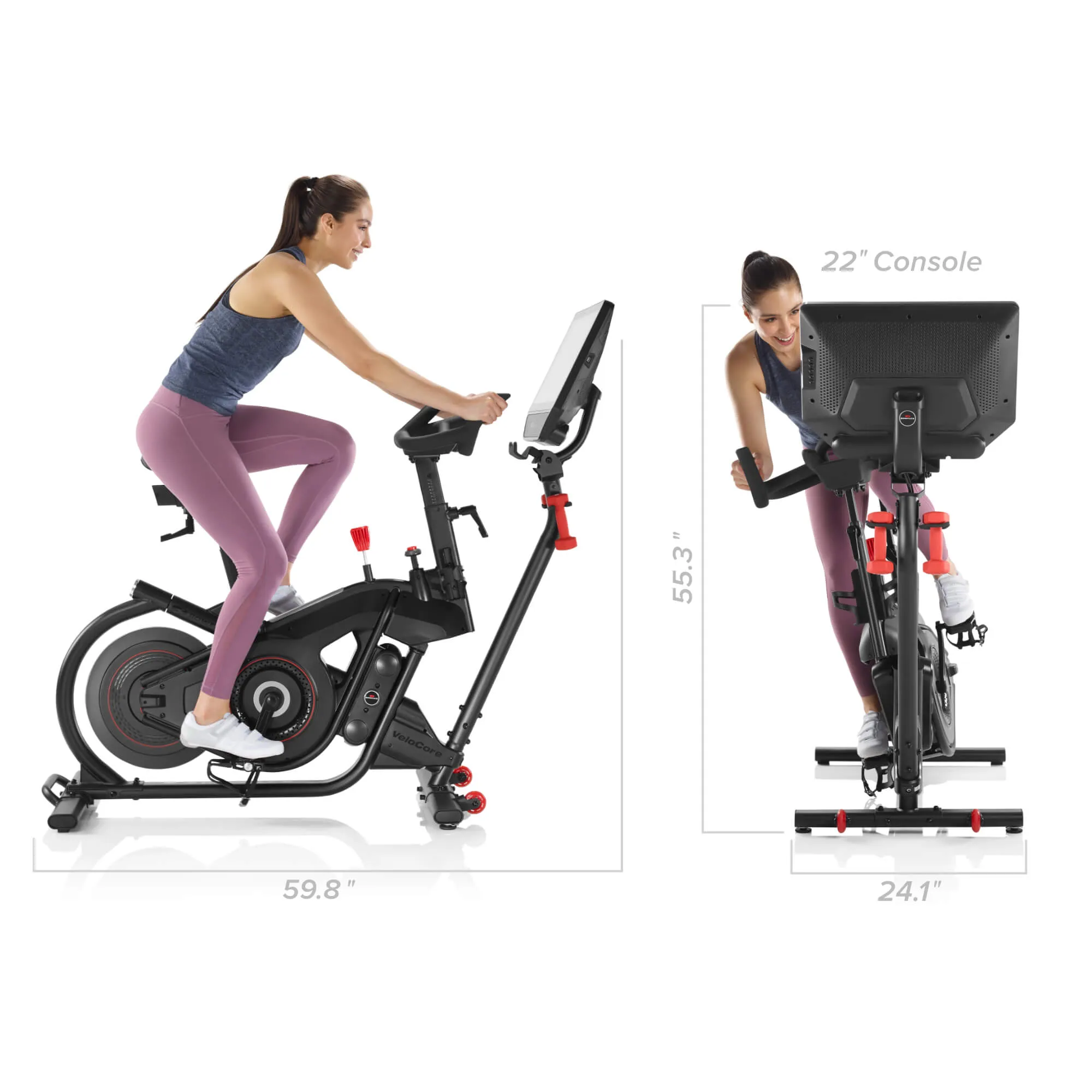 Bowflex VeloCore 22" Leaning Stationary Spin Bike