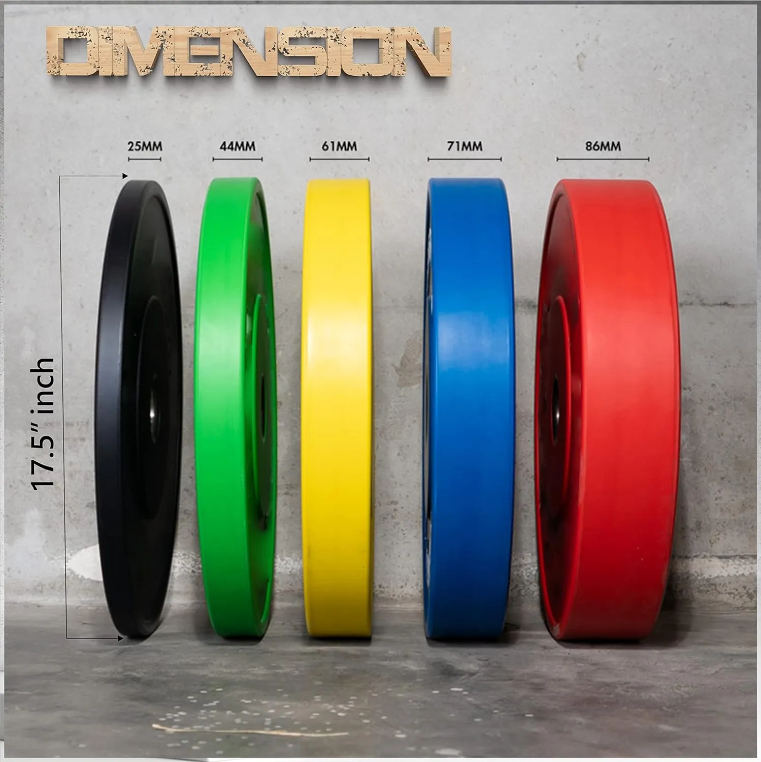 Bumper plates with olympic barbell (20 KG SET(10KGX2))