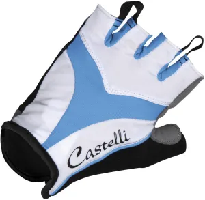 Castelli Women's Tenacia Cycling Glove - White-Azure
