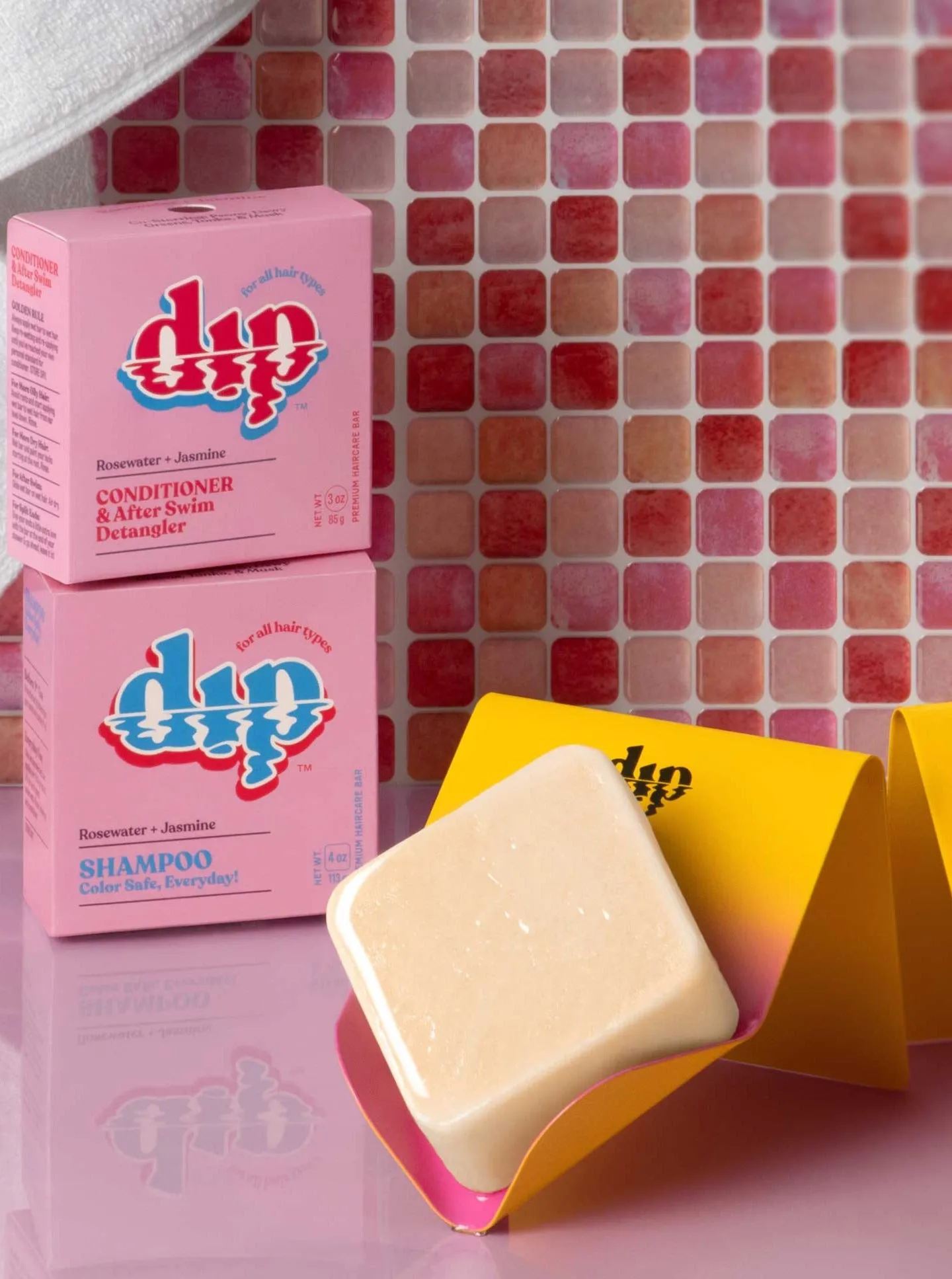 Color Safe Shampoo Bar for Every Day - Rosewater & Jasmine