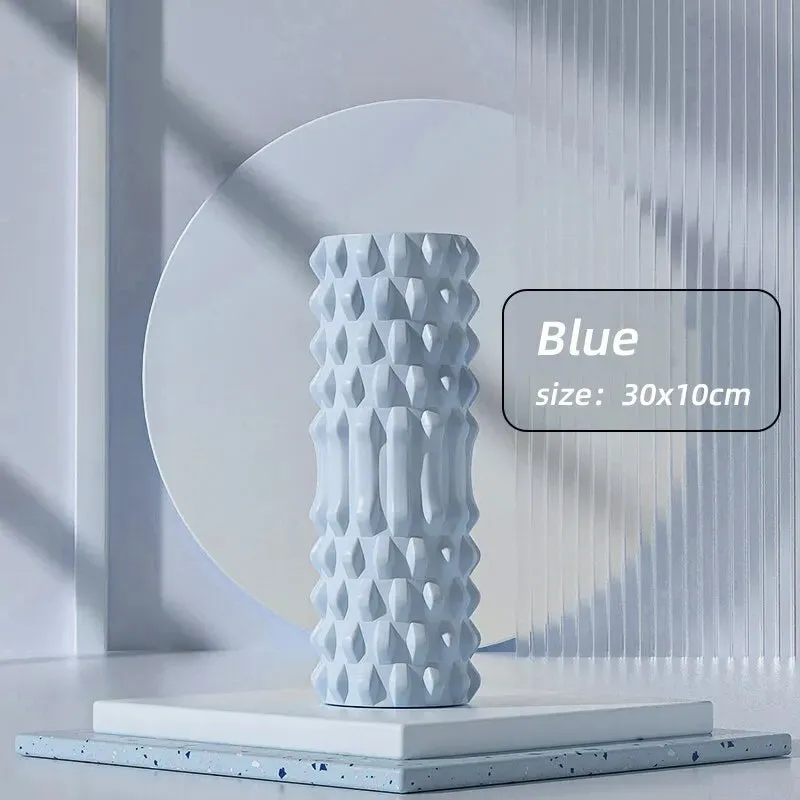 Deep Tissue Foam Roller for Muscle Relief and Self Massage Ideal for Yoga Pilates and Exercise