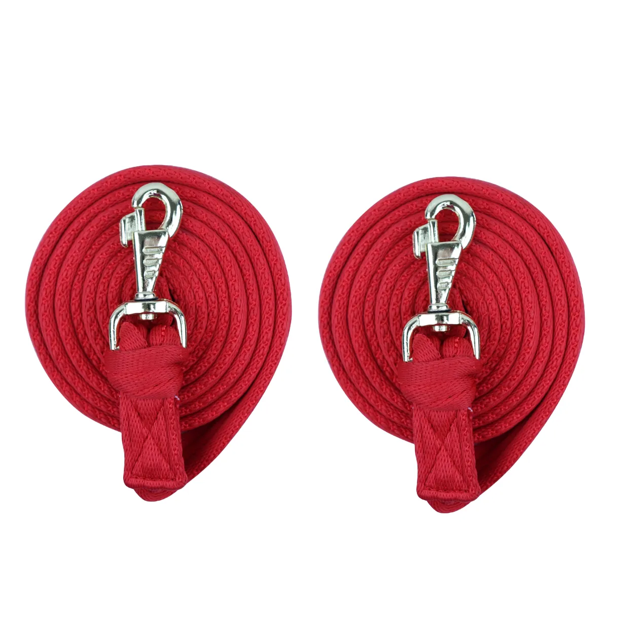 Derby Originals 7’ and 10’ Premium Softgrip Cotton Lead Ropes Lot of 2 with Replaceable Snap