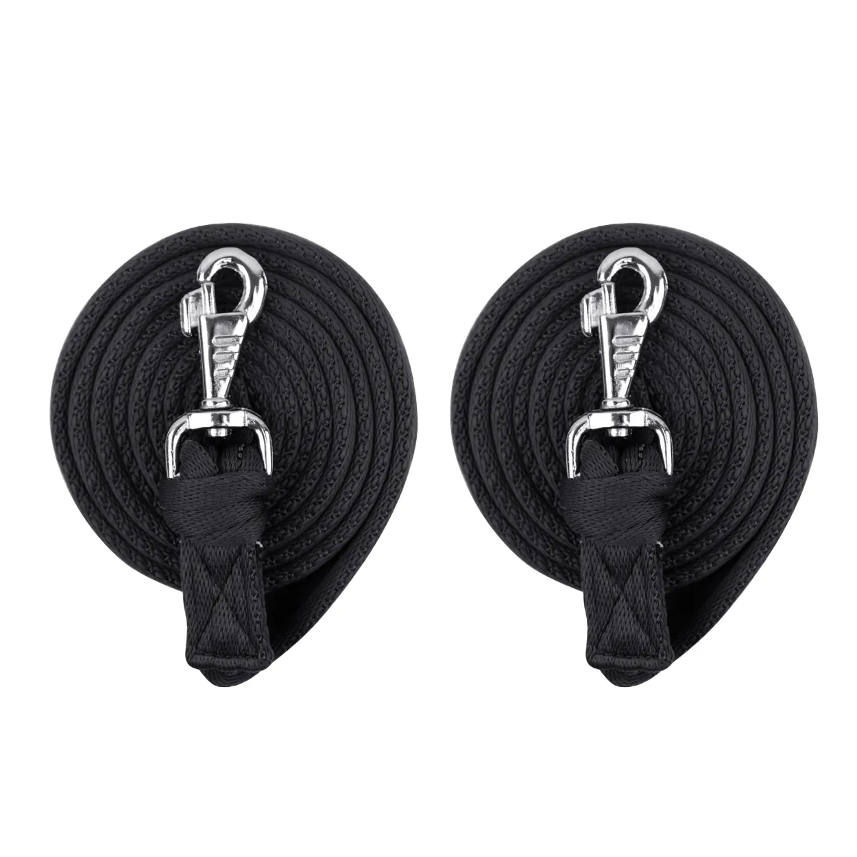 Derby Originals 7’ and 10’ Premium Softgrip Cotton Lead Ropes Lot of 2 with Replaceable Snap