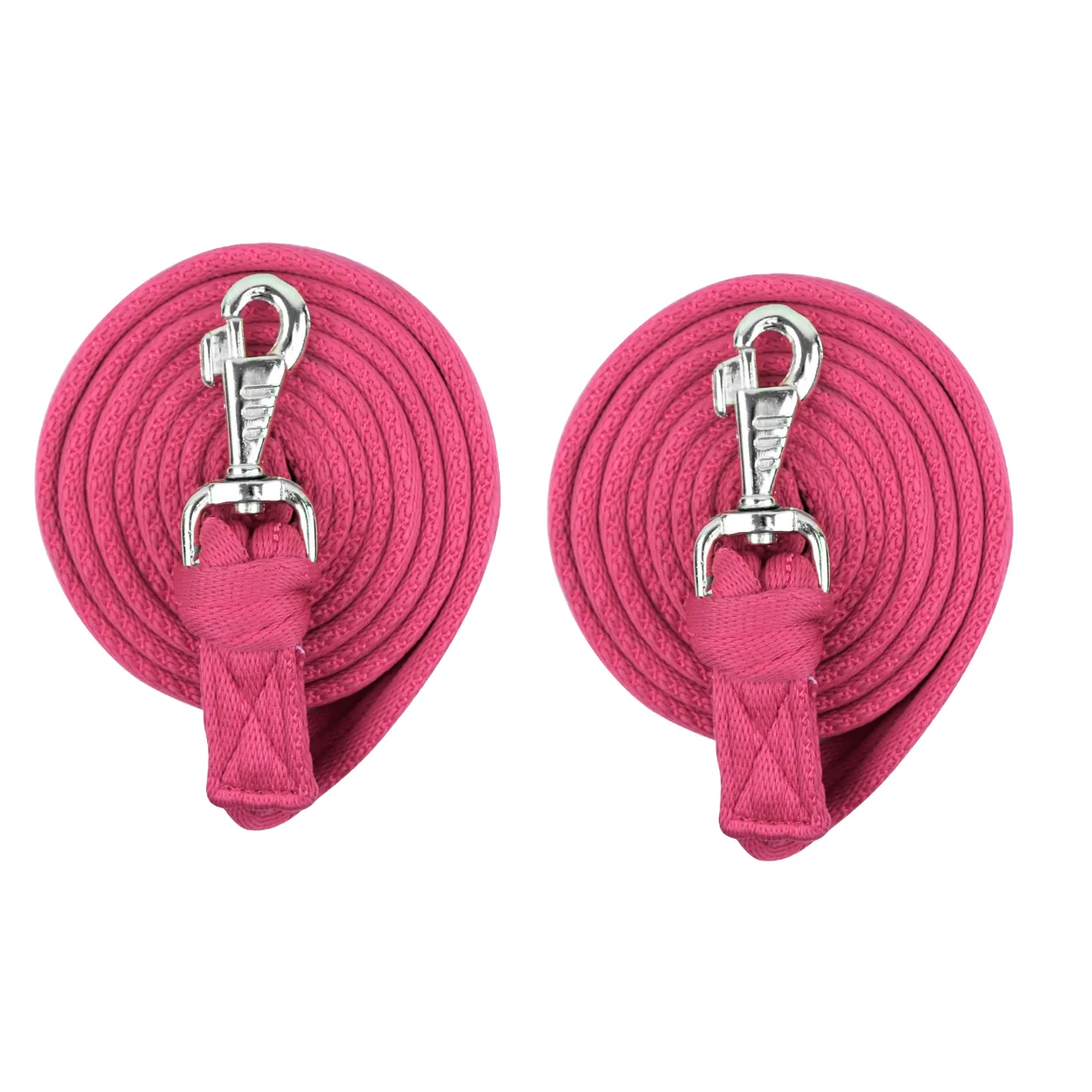 Derby Originals 7’ and 10’ Premium Softgrip Cotton Lead Ropes Lot of 2 with Replaceable Snap