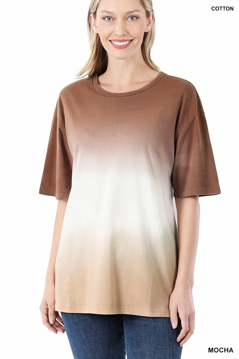 Dip Dye Cotton Tee