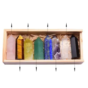 Eight Crystal Tower Points Gift Set Box