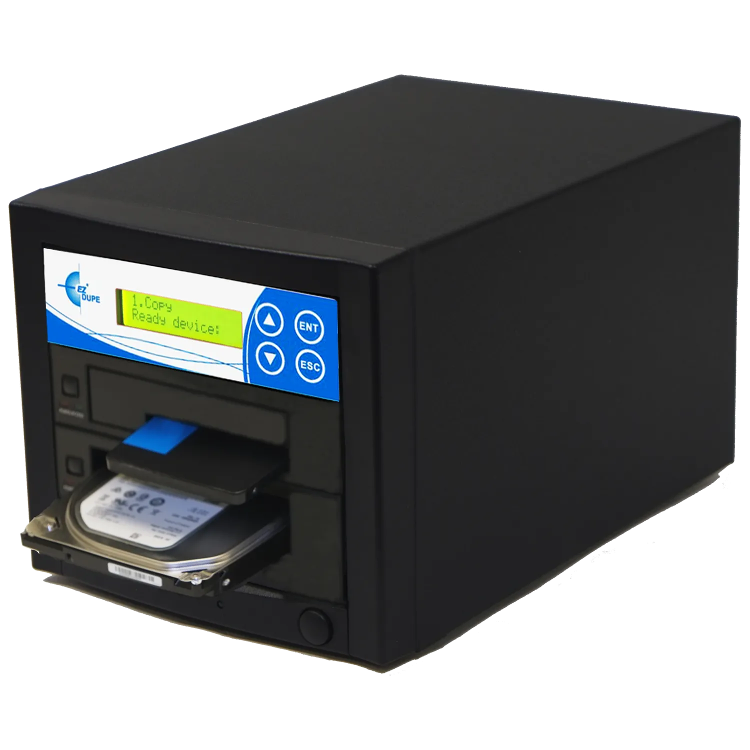 EZ Dupe 1 to 1 SATA Hard Drive / SSD Duplicator & Sanitizer -  HDD Cloner 36GB/Min