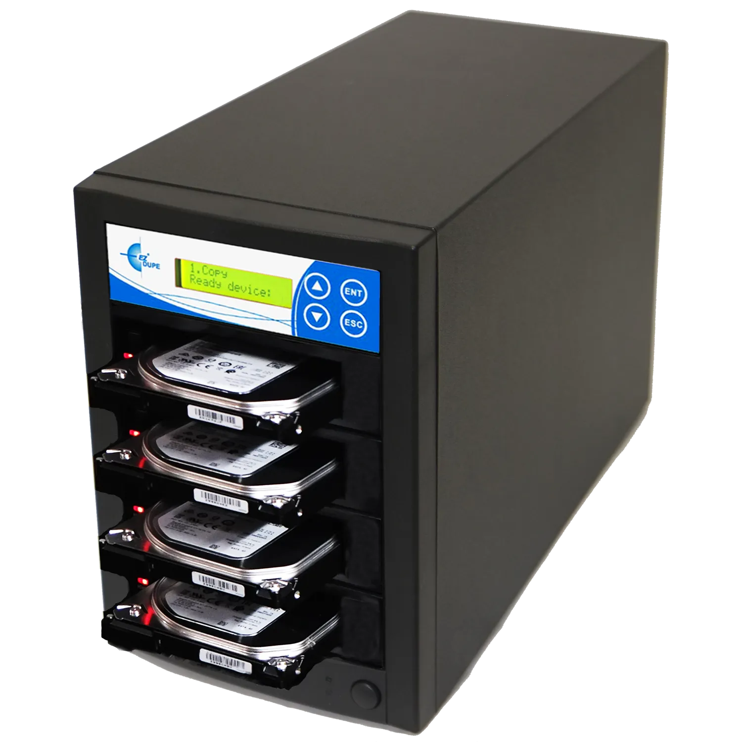 EZ Dupe 1 to 3 SATA Hard Drive / SSD Duplicator & Sanitizer - HDD Cloner 36GB/Min