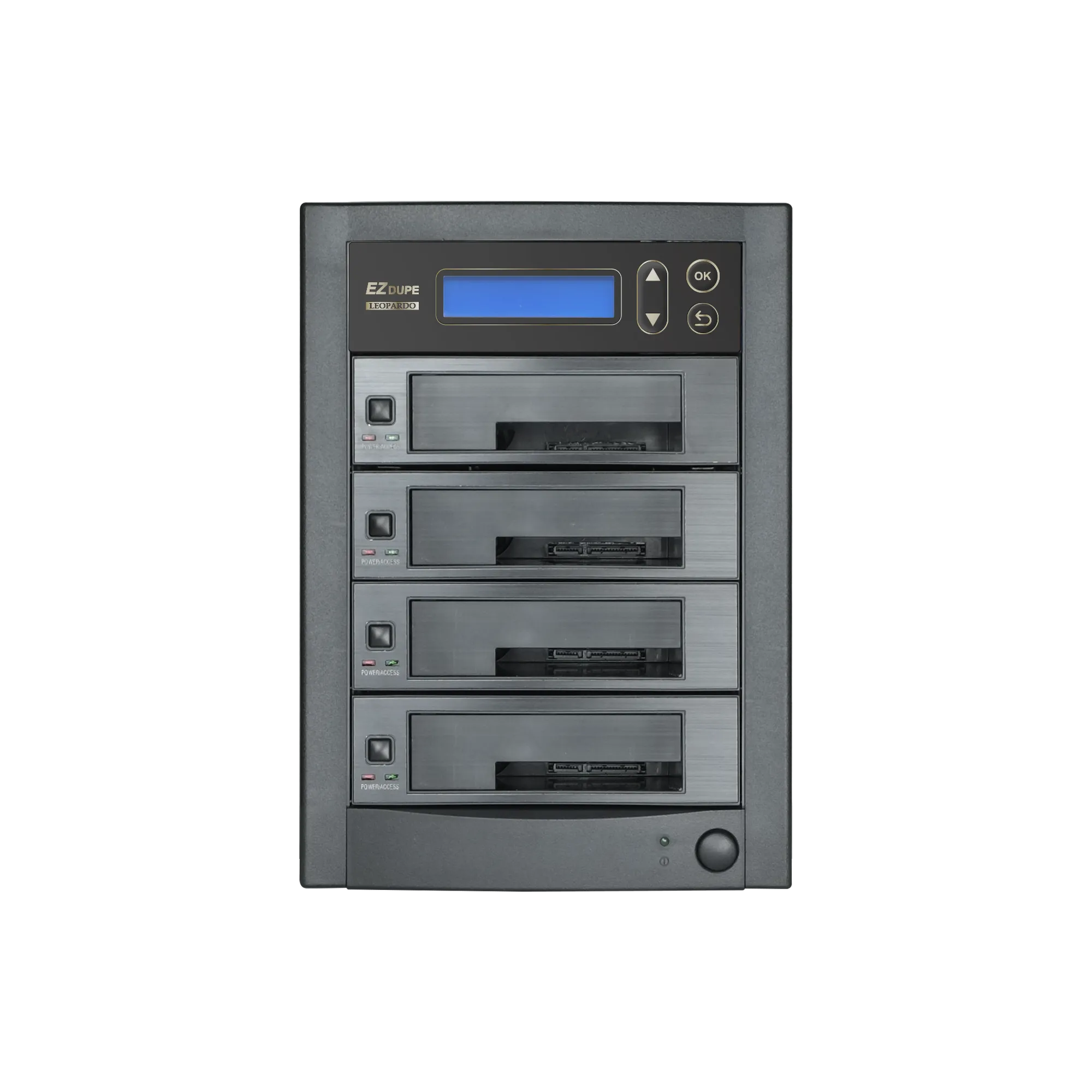 EZ Dupe 1 to 3 SATA Hard Drive / SSD Duplicator & Sanitizer - HDD Cloner 36GB/Min