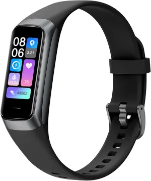 Fitness Trackers for Women Men, Oled Screen Heart Rate Sleep Monitor Step Tracker 25 Sports Modes IP68 Waterproof Smartwatch Activity Tracker, Smart Bracelet Fitness Tracker Watch with Blood Pressure