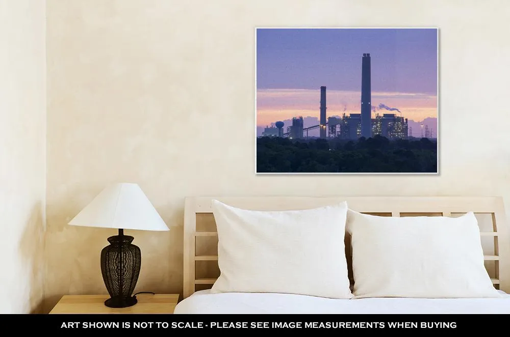 Gallery Wrapped Canvas, Jacksonville Industrial Sunrise