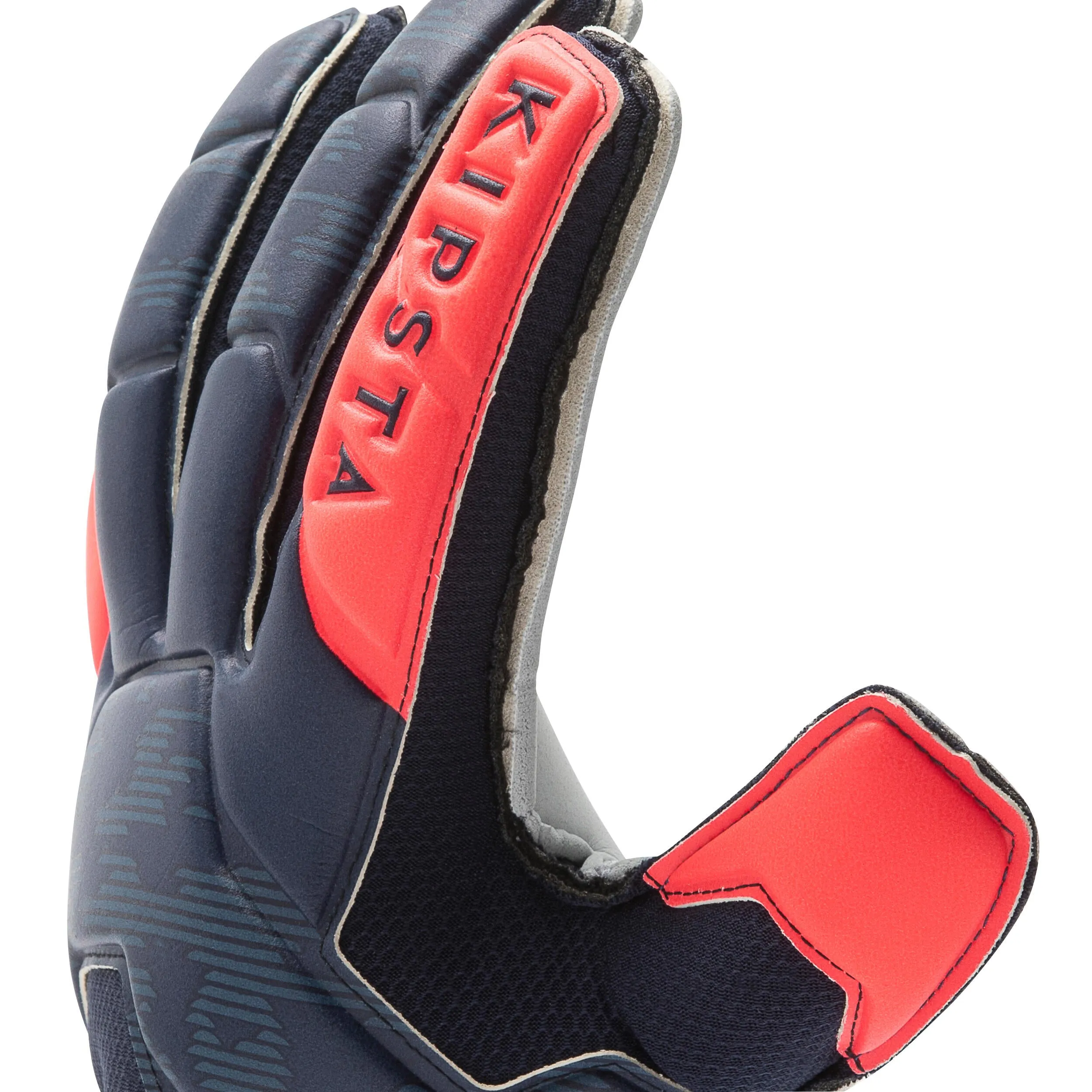 Goalkeeper gloves Kipsta F500 women/men, dark blue/pink