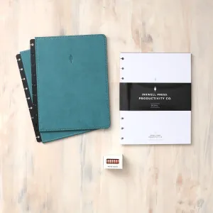 Goals Planner Bundle - Pacific Cover - Rose Gold Discs