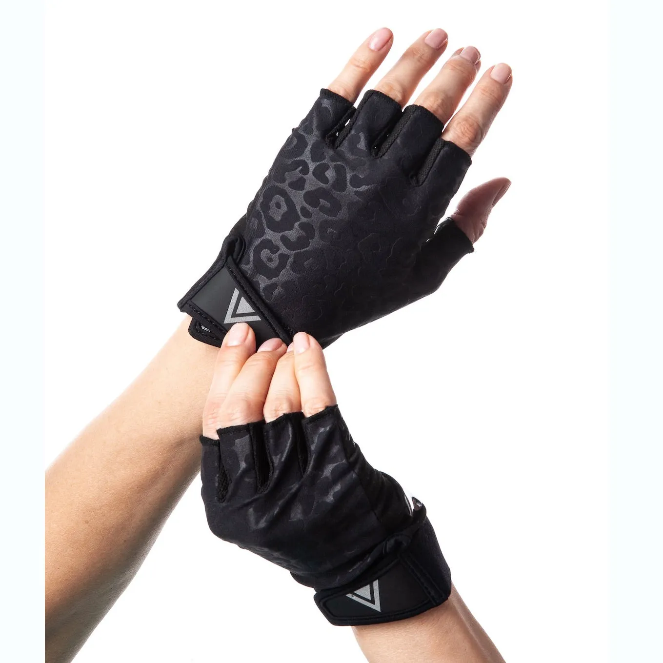 Grip Gloves - Black Leopard (Barre / Pilates)
