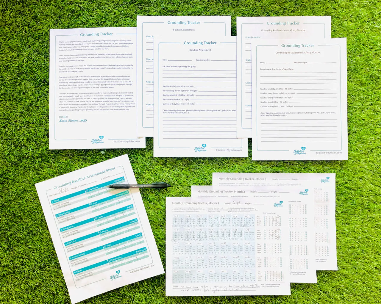 Grounding Tracker Kit -- Instantly Download & Print
