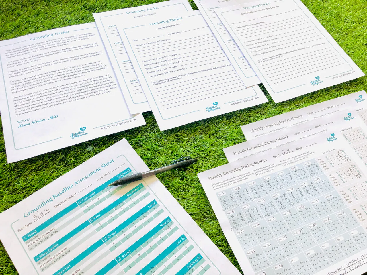 Grounding Tracker Kit -- Instantly Download & Print