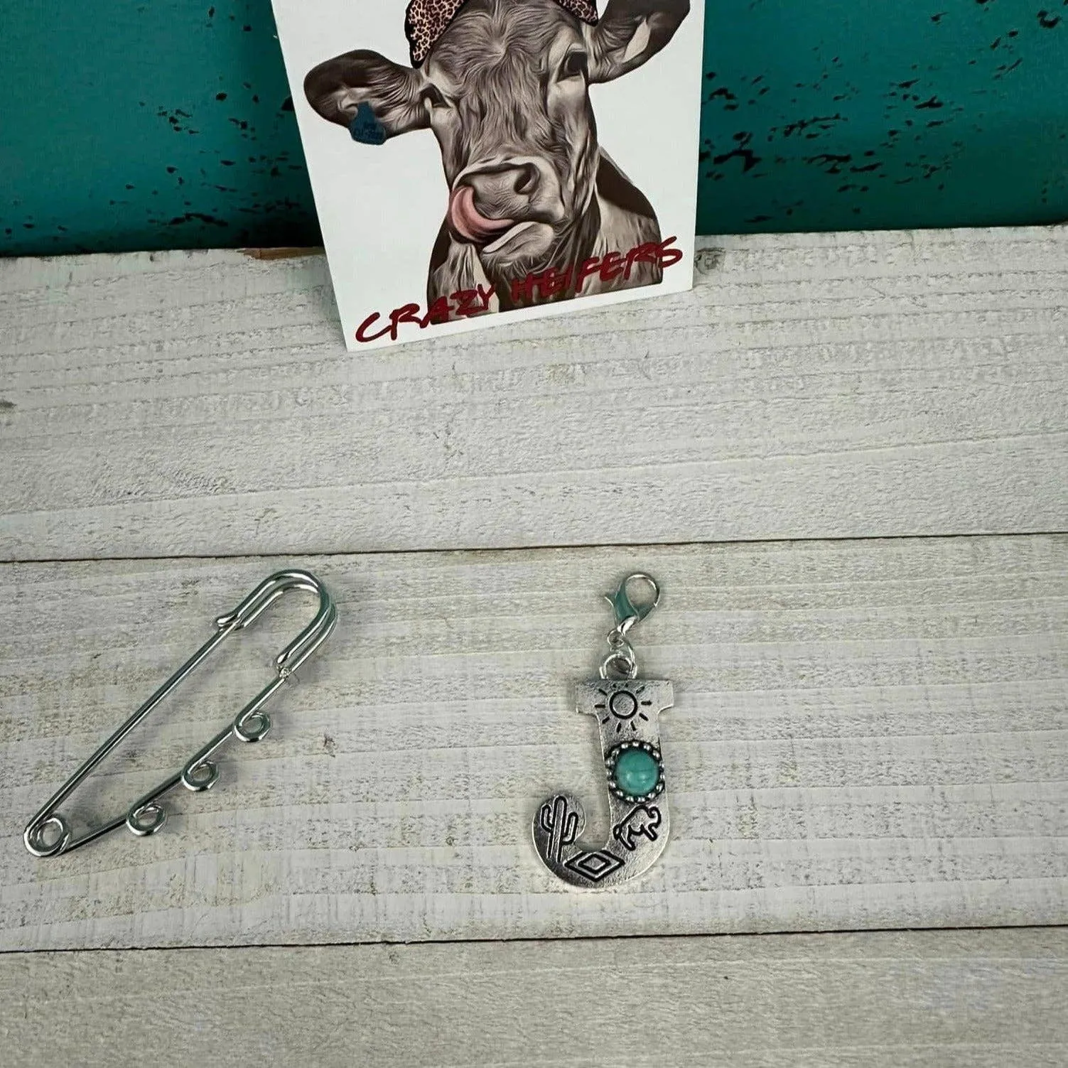 Initial Clip-on Charms: E