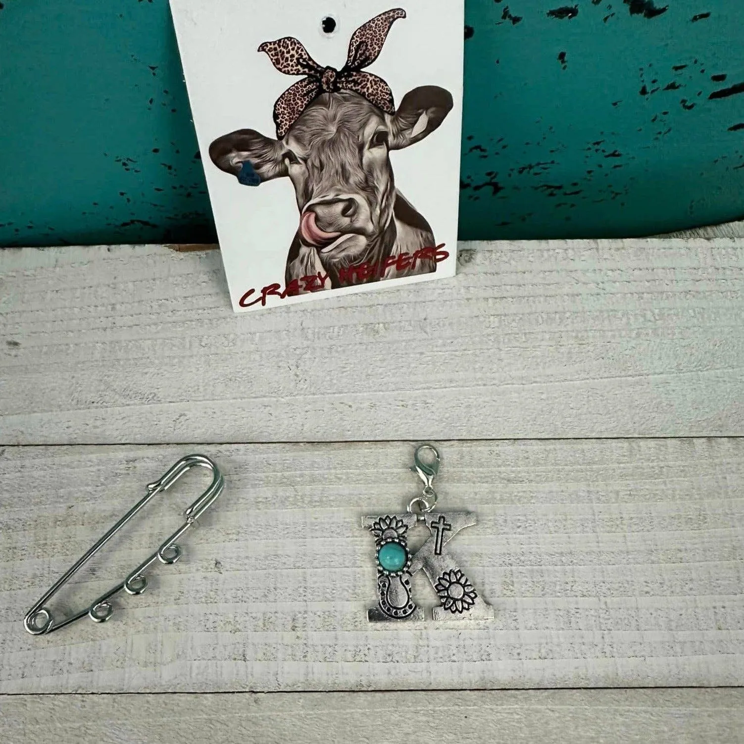 Initial Clip-on Charms: E
