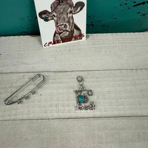 Initial Clip-on Charms: E