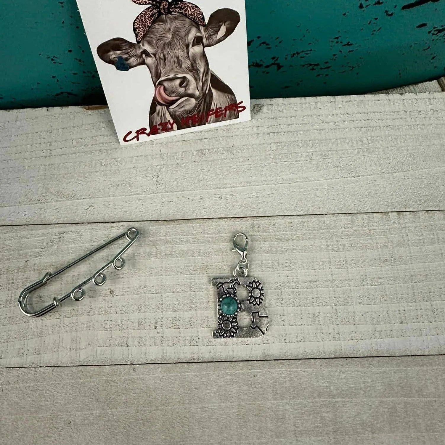 Initial Clip-on Charms: E