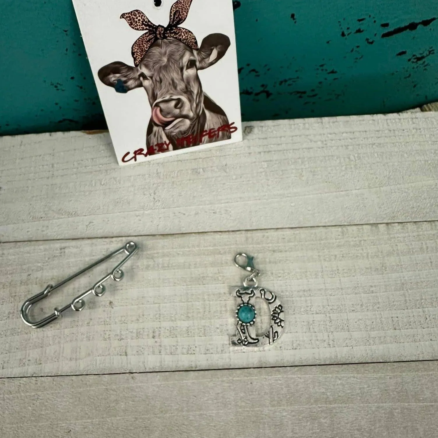 Initial Clip-on Charms: E