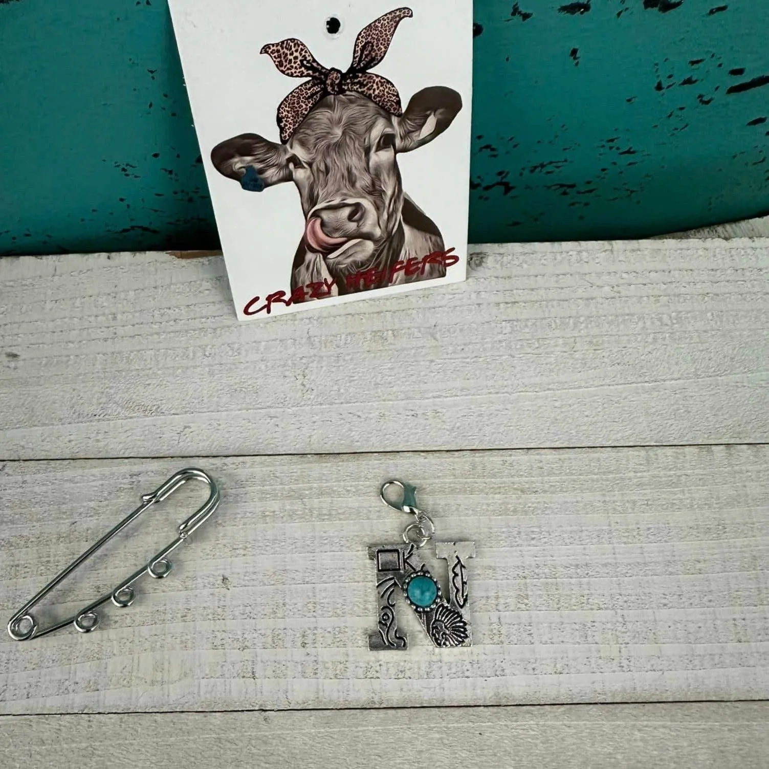 Initial Clip-on Charms: E
