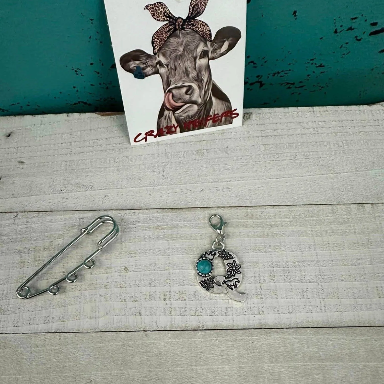 Initial Clip-on Charms: H