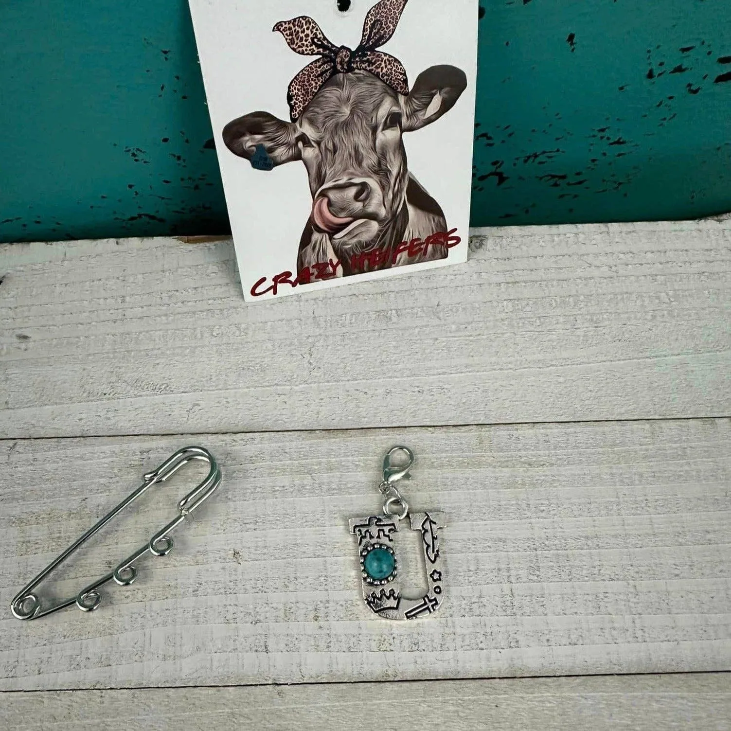 Initial Clip-on Charms: H
