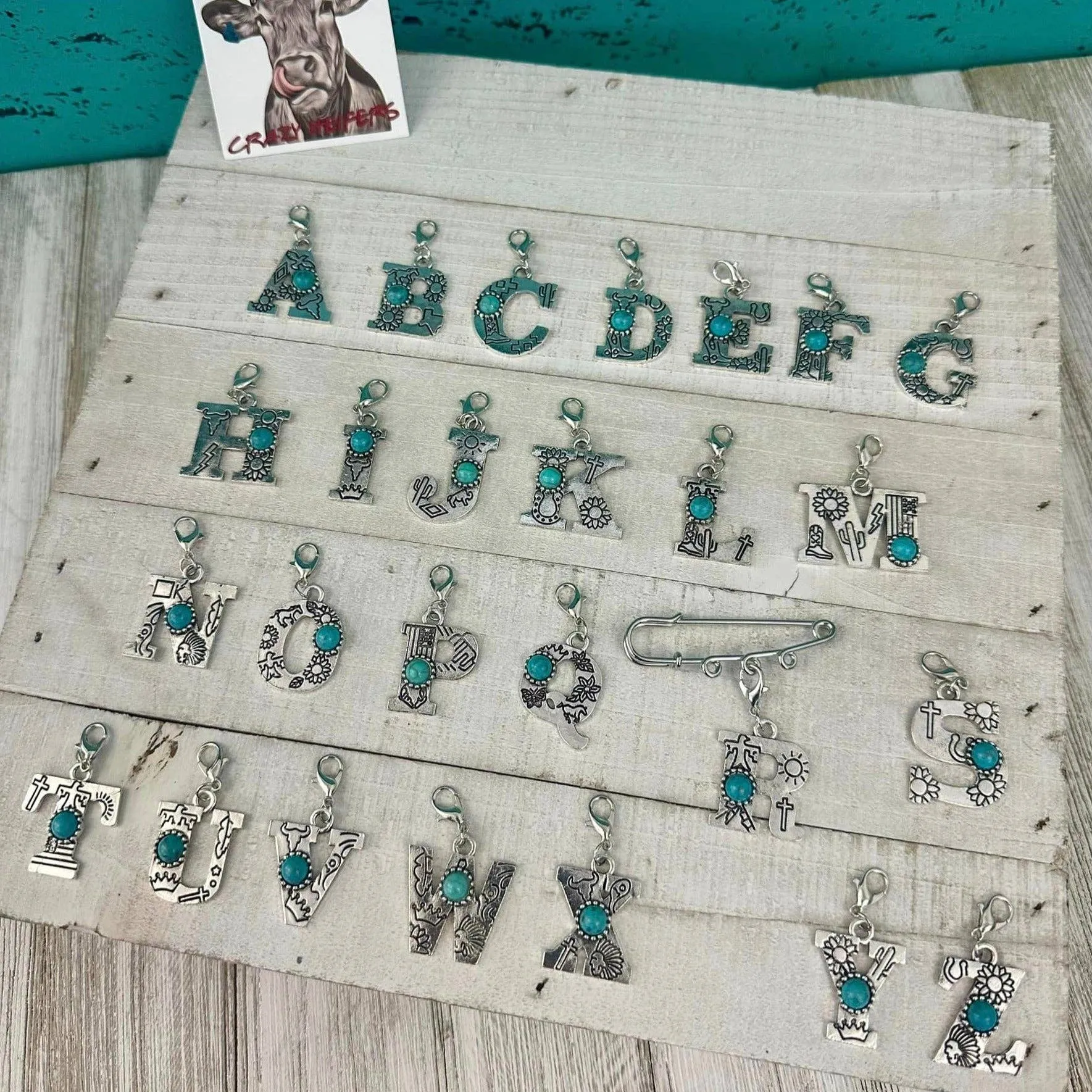 Initial Clip-on Charms: H