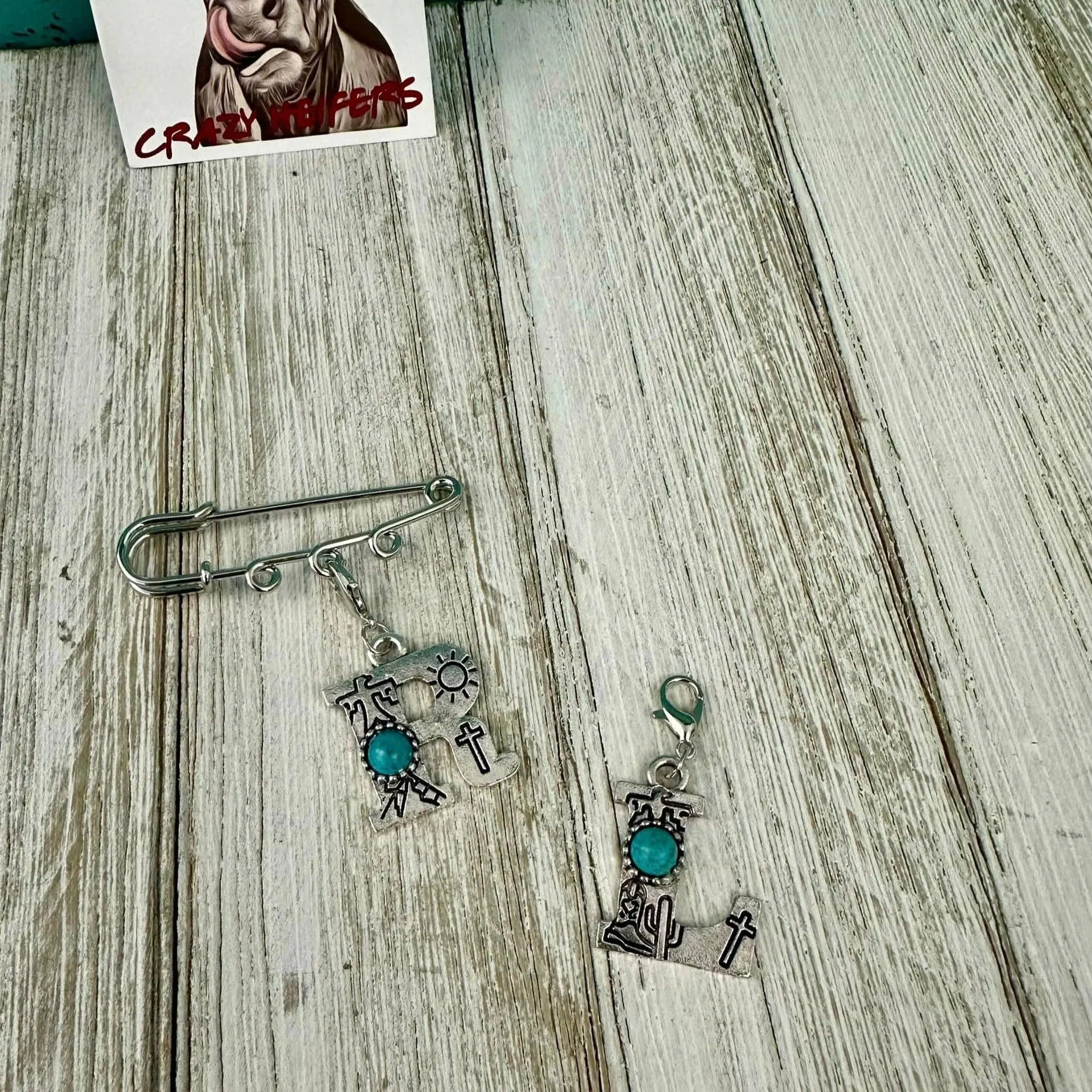 Initial Clip-on Charms: H